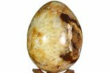 Polished Quartz Geode Egg - Madagascar #118883-3